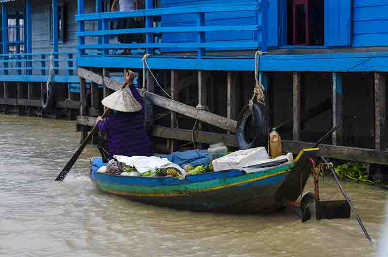 16 - Camboya - lago Tonle Sap y pueblo flotante de Chung Knearn